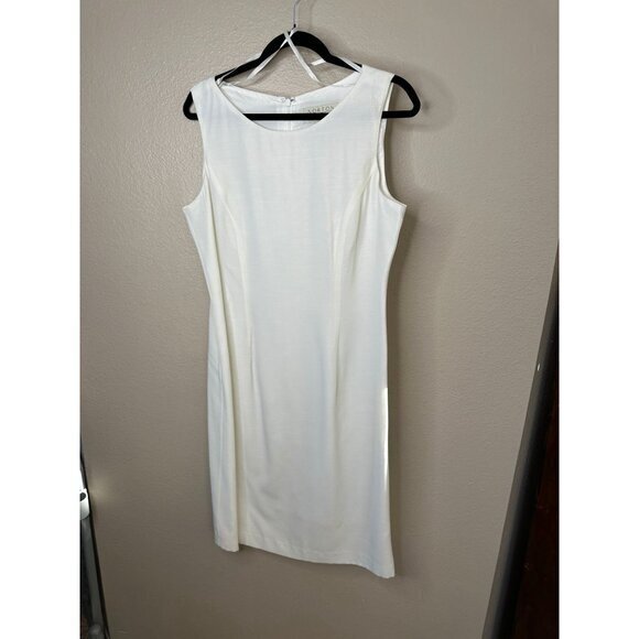 SOLD    Norton McNaughton‎ Women's White Jacket & Dress Set size 10 2 piece set - Picture 3 of 16